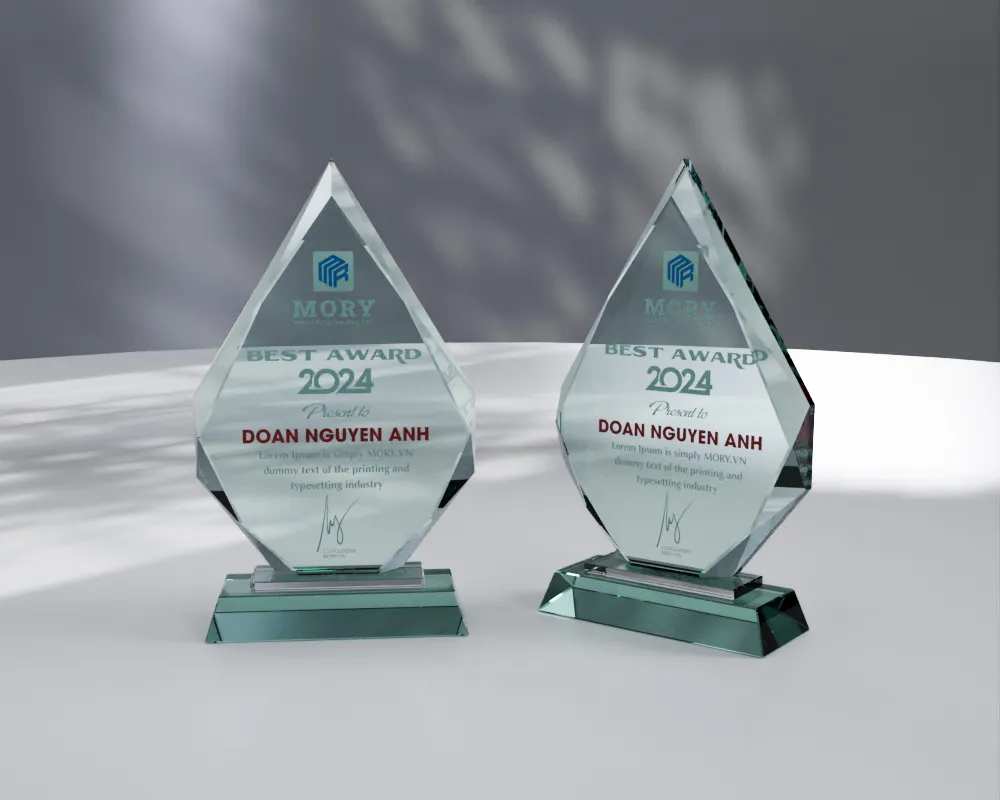 Kỷ niệm thủy tinh TT04 (Phôi Thủy Tinh)