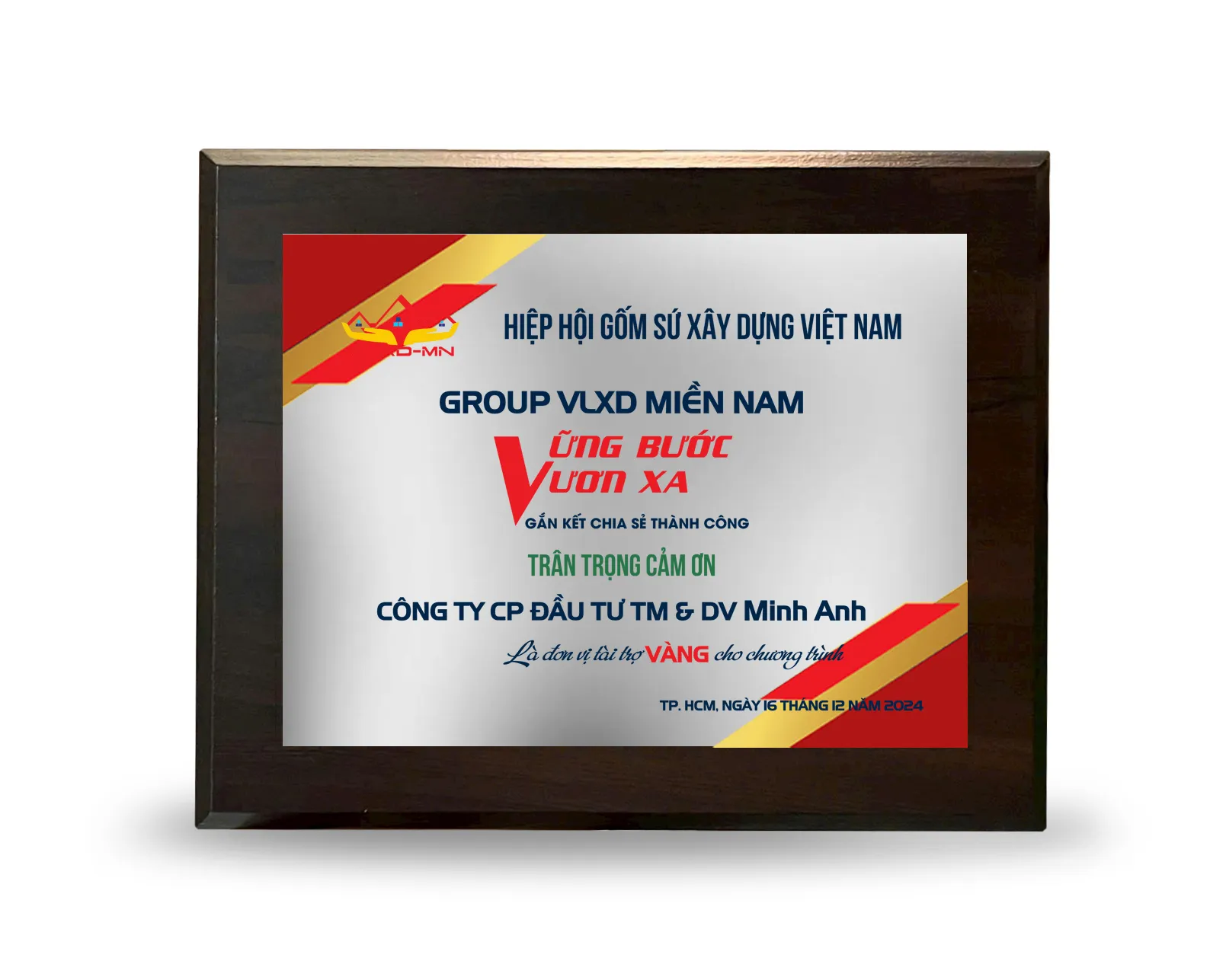 Kỷ niệm chương gỗ đồng 24 (Bạc)