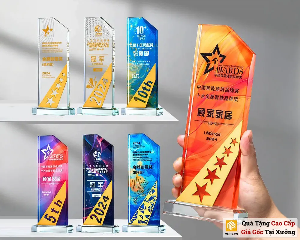 Kỷ niệm chương pha lê PL78