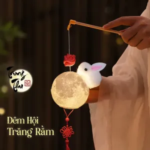 Đèn lồng trung thu 2026 - Thỏ Múa Lân