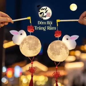 Đèn lồng trung thu 2026 - Thỏ Múa Lân