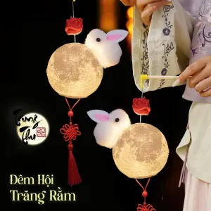 Đèn lồng trung thu 2026 - Thỏ Múa Lân