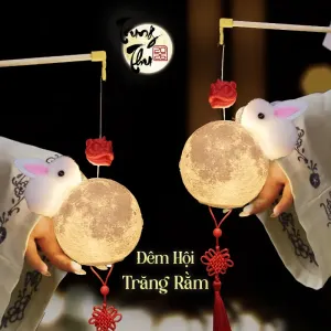 Đèn lồng trung thu 2026 - Thỏ Múa Lân