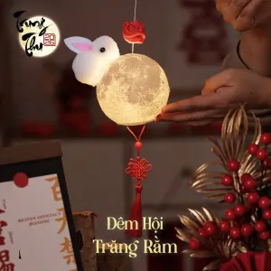 Đèn lồng trung thu 2026 - Thỏ Múa Lân